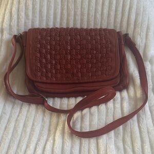 Dark Red Crossbody Bag